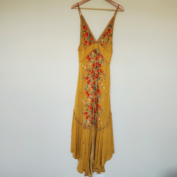 free people paradise printed maxi